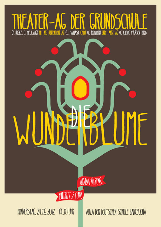Wunderblume Theater Plakat