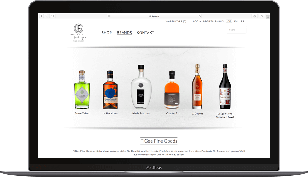 Figee Liquor Store Switzerland - VirtueMart Development