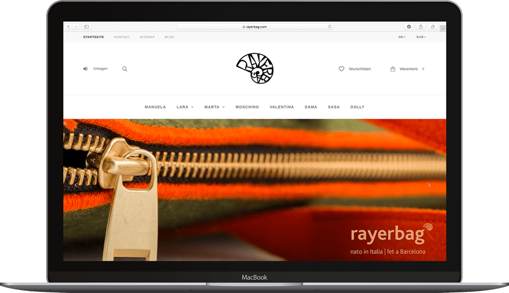 Rayerbag Barcelona - Webshop der Extraklasse