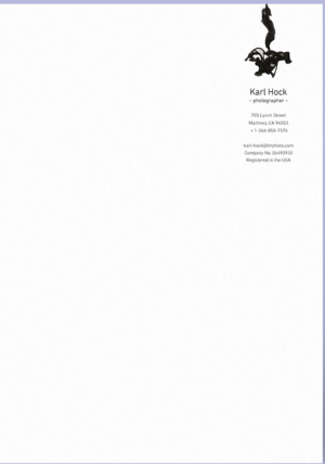 Briefpapier Header seitlich