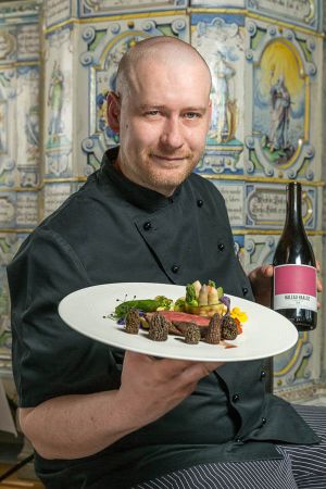 Koch Essen Wein